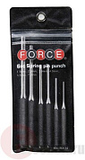 Набор выколоток с отверстием 1.9-7.9 мм 6 пр. Force 50614