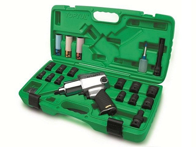 Пневмогайковерт 1/2'' 949Nm Toptul с набором головок 27пр. в чем.