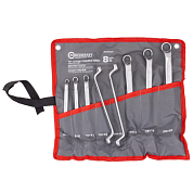 Набор накидных ключей, отогнутых на 75°, 6х7-20х22 мм 8 пр ForceKraft FK-5088P