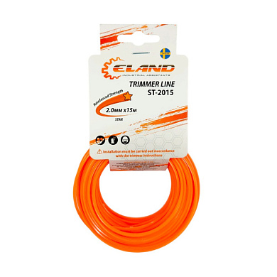 Леска для триммера ELAND ST-2015 2,0мм*15м, звезда