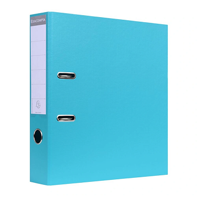 Папка-регистратор "Exacompta", A4, 70 мм, ПВХ, бирюзовый