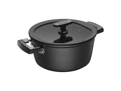 Кастрюля 3.5 л c крышкой Hard Face Fiskars 1075526