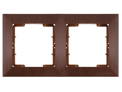 Рамка 2-ая горизонтальная орех, DARIA, Mutlusan 21208001257