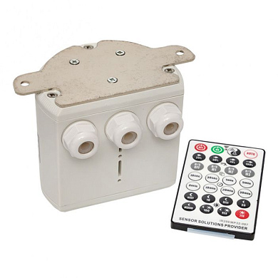 Микроволновый датчик движения бел, для высоких потолков 2000Вт 360гр, 30м IP65 MW-707 EKF dd-mw-707