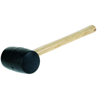 Молоток резиновый с деревянной ручкой 0,9кг, WUMAX 171573900
