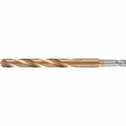 Сверло по металлу, HSS, нитридтитановое покрытие, шестигранный хвостовик Matrix