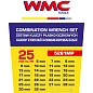 Набор ключей комбинированных 25 пр., 6-19, 21, 22, 24, 27, 30, 32 мм WMC TOOLS WMC-5261MP