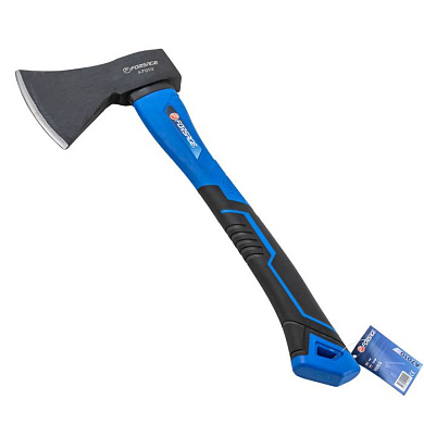 Топор с фиберглассовой ручкой и резиновой противоскользящей накладкой 1000 гр. Forsage F-A7010