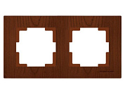 Рамка 2-ая горизонтальная орех, RITA, Mutlusan 22208001257