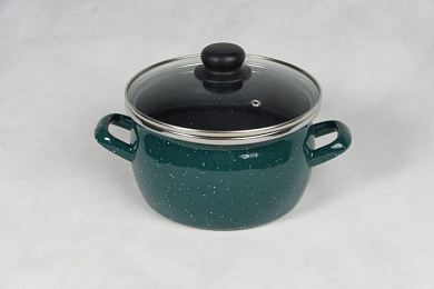 Кастрюля 1,5л (сфера) "Малахит" Сантэкс 1-2415112(Сер.гр.)Малахит