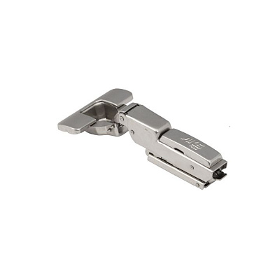 Петля полунакладная с доводчиком 48мм h0 clip-on 3D узкая (саморезы, заглушки) AKS PLUS 66236