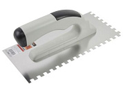 Гладилка нерж. 130х270мм зуб 8х8мм с двухкомпонентной ручкой STARTUL PROFI ST1051-28