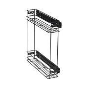 Выдвижная корзина-карго 150 крепл.боковое/универс., черный GRIDLI 113502