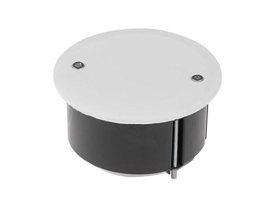 Коробка распаечная СП 73х45мм, крышка, мет.лапки IP20, для полых стен, Юпитер JP7111-03