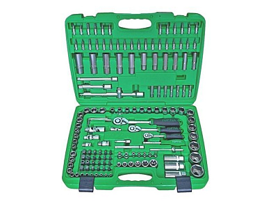 Набор инструментов 151 пр. 1/4'',3/8''&1/2'' 6-гр Toptul GCAI151R