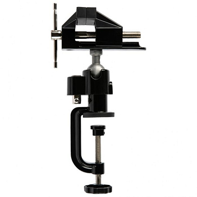 Тиски настольные многофункциональные, сменная насадка, хомут для дрели, шарнирный механизм, 70 мм Matrix 18508