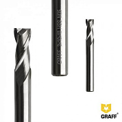 Фреза концевая двухзаходная по алюминию HSS M35 GRAFF