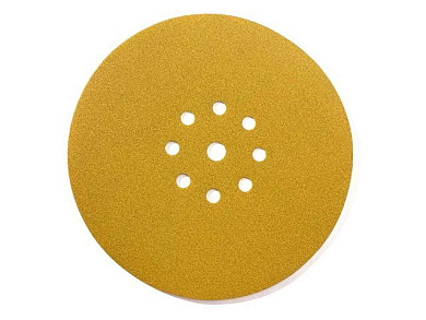 Круг шлифовальный самосцепляющийся 225 мм, P80, 5 шт, 8+1 отв., Abraforce АМ98107