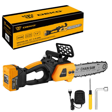Пила цепная аккумуляторная DKCHS 20 DEKO 085-2001