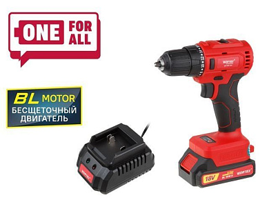 Аккумуляторный дрель-шуруповерт BD 1815-1 DLi ALL1 Wortex BD18151DLi0029
