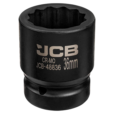 Головка ударная 1'' 12-гр 36 мм JCB JCB-48836