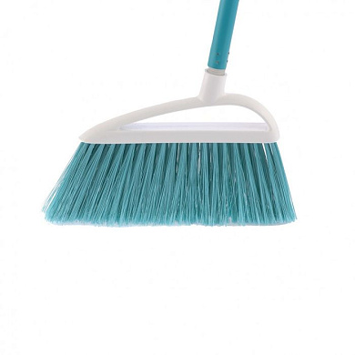 Щетка пластмассовая для подметания пола ''Lux '', 230 мм, бирюзовая щетина, c черенком, 120 см, D 22 мм Elfe 93559