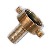 Штуцер "елочка", латунь Bradas