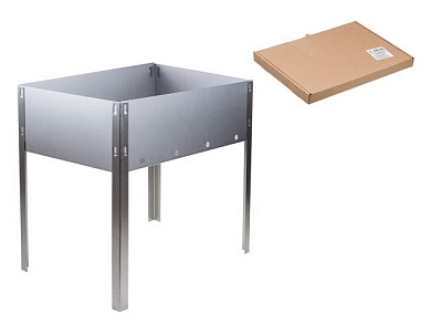 Мангал сборный ''Походный'' в г/коробке (350х250х350х0,4толщ), PERFECTO LINEA 47-750469