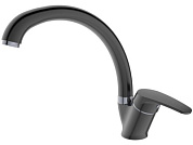 Смеситель для кухни D35, серия 690 черный, высота излива - 210 мм, длина излива - 193 мм излив поворотный, G-образный. ECONOCE EC0692BL