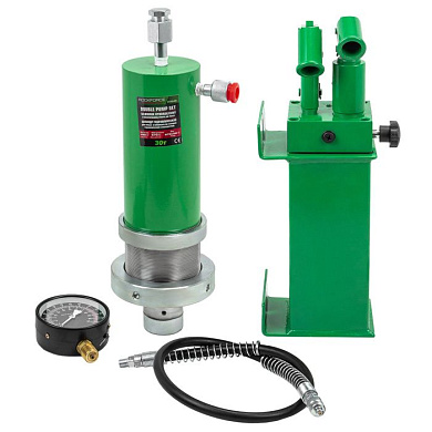 Цилиндр гидравлический 30 т, для пресса в комплекте со станцией гидравлической и манометром RockForce RF-0100-3Q