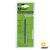 Нож для электрорубанка 82х5,5х1,1 мм TCT серии «Expert», GRAFF 13328255