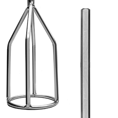 Миксер-насадка строительный 80 мм длина 400 мм P403 GRAFF 2405010
