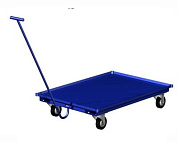 Тележка платформенная ТП-5ПО (700х1200) с поворотной осью и отбортовкой (без колес) TOR 1006370
