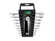 Набор ключей комбинированных 6-24 мм 15° 14 пр. на клипсе Toptul GAAC1401