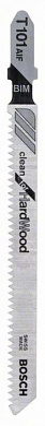 Пилка для лобзика T 101 AIF Clean for Hard Wood 5 шт. BOSCH (2608634897)
