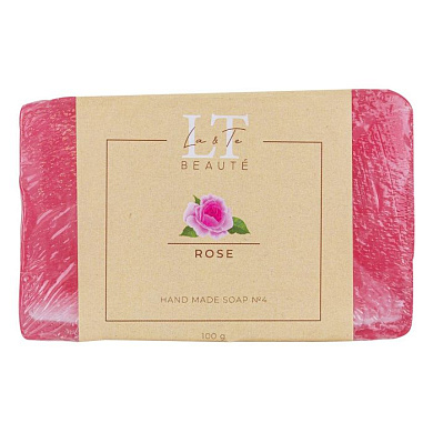 Мыло ручной работы с эфирными маслами РОЗА, 100 гр La and Te beaute Мыло РОЗА