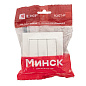 Минск Выключатель 3-клавишный СП,10А, белый EKF Basic ERV10-024-10