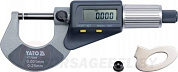 Микрометр с цифровым индикатором 0-25 мм Yato YT-72305