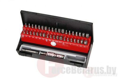 Набор бит HEX, Torx, Spline 42 пр. 10 мм Force 4421C