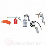 Набор пневмоинструмента 5 пр. (к/р с нижним бачком) FUBAG 120102