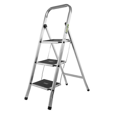 Стремянка 3 ступени, с резиновыми ковриками, Россия Сибртех 97868