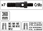 Заклепочник двуручный М3-М12 L360 мм Yato YT-36127