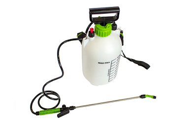 Опрыскиватель ручной пластиковый со шкалой заполнения и ремнем ''через плечо'' 5 л WMC TOOLS WMC-TG7602002-5L
