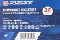 Набор головок ударных глубоких 1" 25 пр., 17-22 мм - 4-гр., 17-75 мм - 12-гр. Forsage F-8251-9MPB