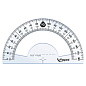 Набор чертежный "Maped": линейка 15 см, треугольник 45 и 60 гр, транспортир 180 гр, прозрачный
