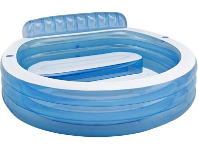 Надувной бассейн с сиденьем Семейный 224х216х76 см INTEX 57190NP