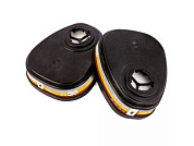 Фильтр 6542, 2 шт в уп., для защиты от органич., неорганич., кислых газов класса А1В1Е1 JETA SAFETY 6542