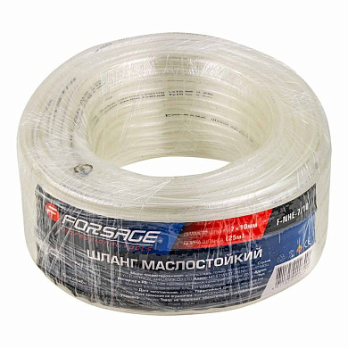 Шланг ПВХ маслостойкий 7х10 ммх25 м Forsage F-NHE-7/10