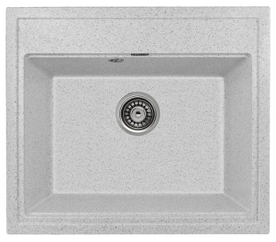 Мойка кухонная из мраморной крошки, серый, A12-19 Gerhans