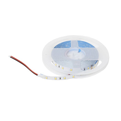 Лента светодиодная 4,8W/m, 24V, 8мм, 2835, 60 д/м, IP20, нейтральный белый, 4000K, CRI>80, 550 Lm, 5м, AKS 115302